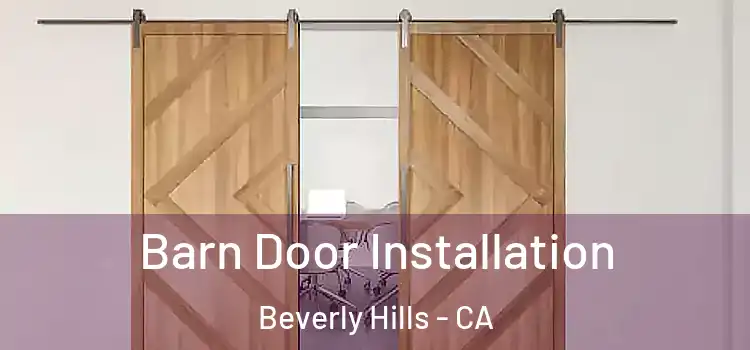 Barn Door Installation Beverly Hills - CA